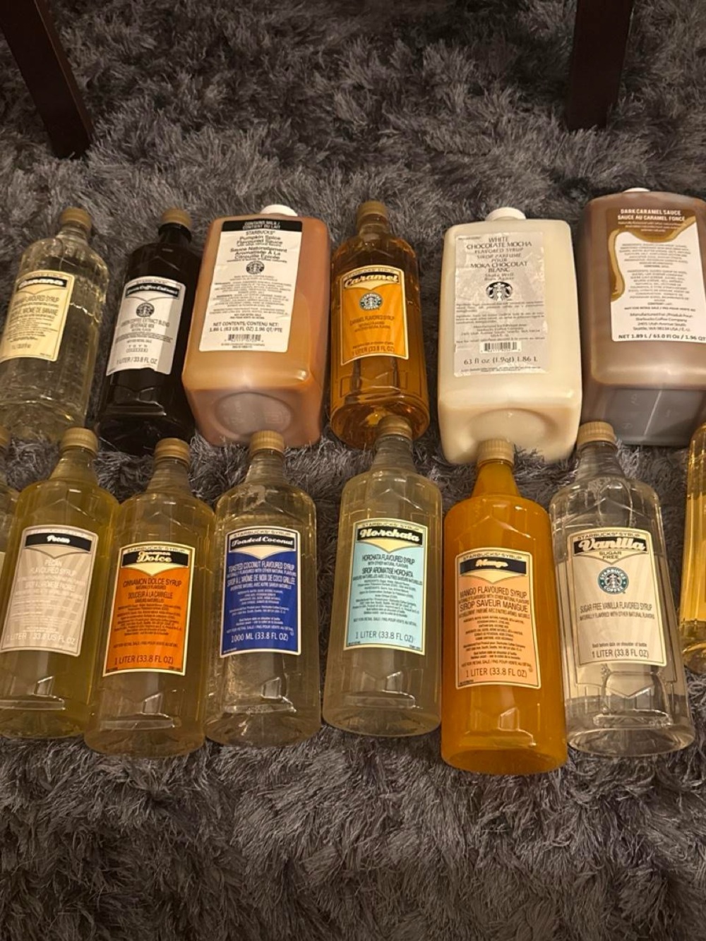 Starbucks syrups